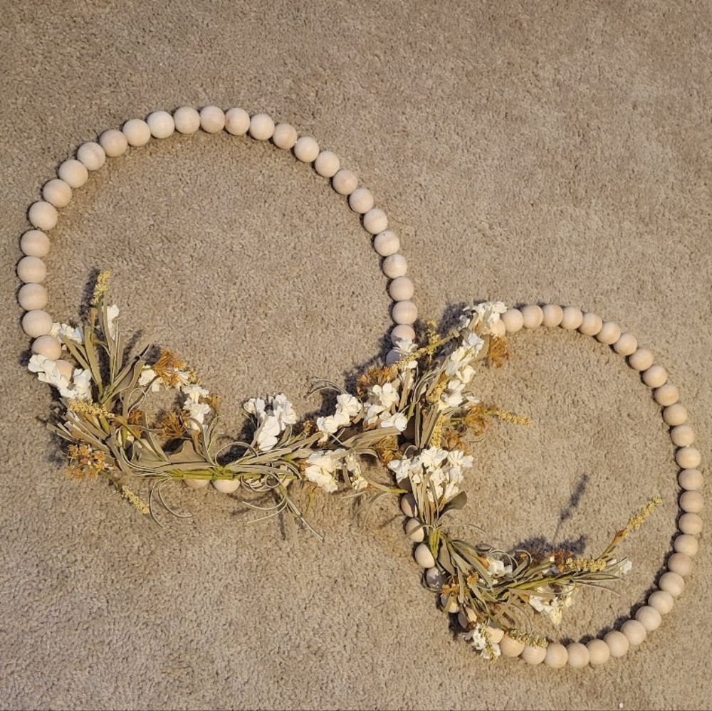 Wood Bead Hanging Decor